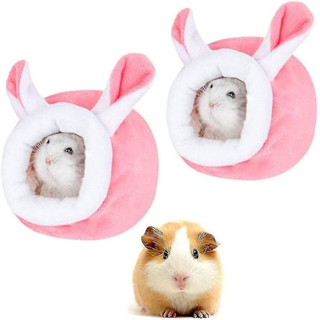 2 stk. marsvine seng, hamsterrede, plys marsvine seng, egnet til