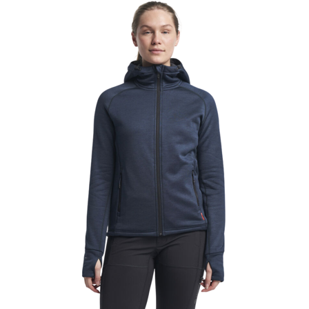 Tenson W's TXlite Hoodie Zip Dark Blue