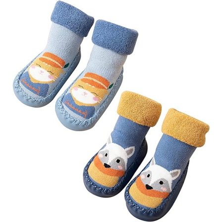 Baby Anti-Slip Sokker Pakke med 2