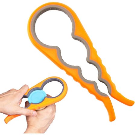 Krukkeåbner, Flaskeåbner, Multifunktionel Flaskeåbner, Manuel Plastikdåseåbner, Dåseåbner til Dåser og Flasker