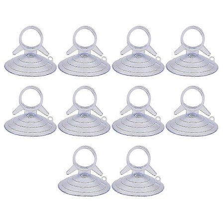 10-pack bil solskydd sugproppar stark sugkraft lätt att fästa i bilen Matt Vit[PL]
