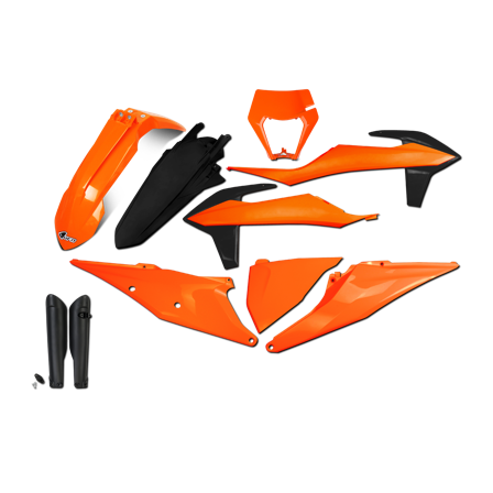 UFO Full Plastic Kit Enduro - KTM 450 EXC-F SIX DAYS 2020-2023