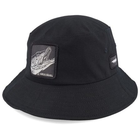 Skillfish - Svart bucket Hatt - Grisjävel Mono Black Bucket @ Hatstore