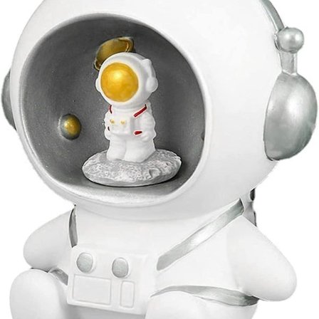 Astronaut figur ornament pengeboks penge