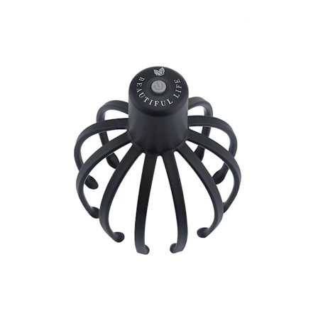 Elektrisk huvudmassager med flera klor - USB-laddningsbar knådande vibrationsmassage för hemmabruk (1 st)