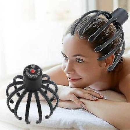 Elektrisk Huvudmassage Smart Bläckfisk Klor Scalp Massager Terapeutisk Scratcher Stress Relief - Ssxjv ( )