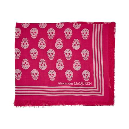 Alexander McQueen, Scarf Roze, Dames, Maat:ONE Size,print