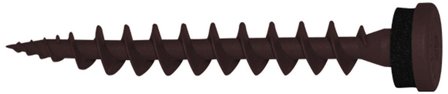 Z 9MO80IPS Isoleringsskruv 50-pack Chokladbrun, Infästning