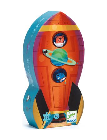 Spaceship Toys Puzzles And Games Games Multi/mønstret Djeco