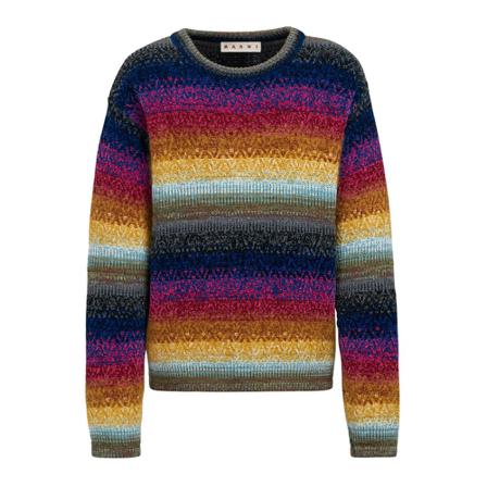 Marni Round-neck Strik Rød, Herre Strik