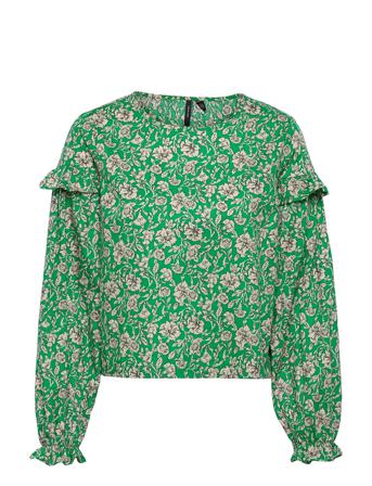 Vmelina Flower Ls O-Neck Top Exp Patterned Vero Moda