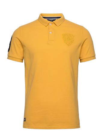Vintage Superstate Polo Polos Short-sleeved Keltainen Superdry