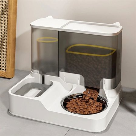 Foder- och vattenautomat - Perfekt för katter och små hundar