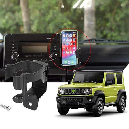 Til Jimny 2019-2021 Jb74 Jb64 Bilholder Telefonholder Multifunktion Vandkop Drikkeholder Beslag St.