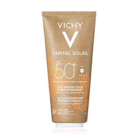 Vichy Capital Soleil Solar Eco-Designed Milk Face & Body SPF50+, 200 ml