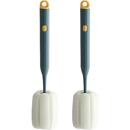 2-delad mjuk flaskb borste är mjuk och lätt att rengöra, kan effektivt ta bort