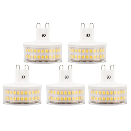 2 ST G9 LED-lampa Varmvitt ljus LED-lampa för hängande takvägglampa 3000K 5W 220V