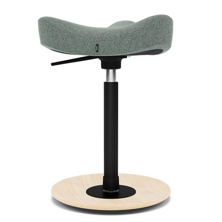 Varier Furniture Move Compact - Green Wool - Natural base