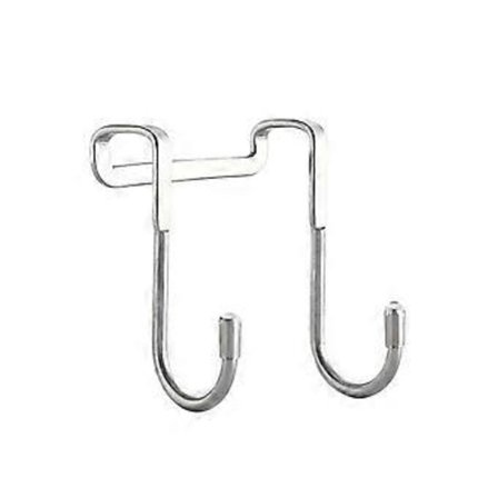 Dobbelt S-krog i rustfrit stål til køkken, badeværelse, skabsdør, bagkrog, S-krog i rustfrit stål
