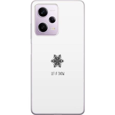 Xiaomi Redmi Note 12 Pro Gjennomsiktig deksel La det snø