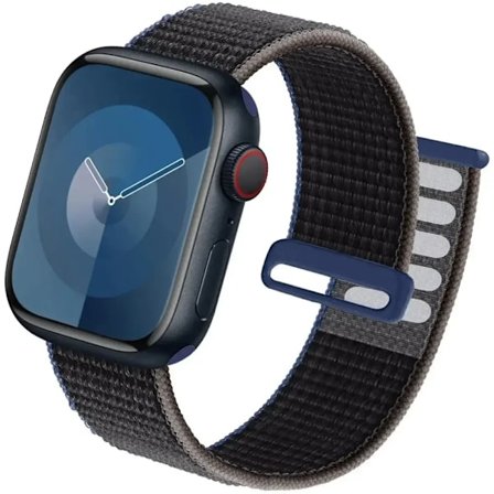 Nylon Loop Armband för Apple Watch Armband 49mm Ultra2 44mm 40mm 45mm 41mm 46-42mm Armband för iwatch armband Serie 9 8 se 7 6 5 4 10