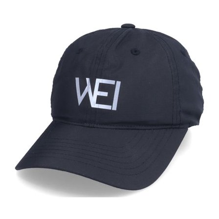 Wei - Svart unconstructed Keps - Waris Black Soft Cap @ Hatstore