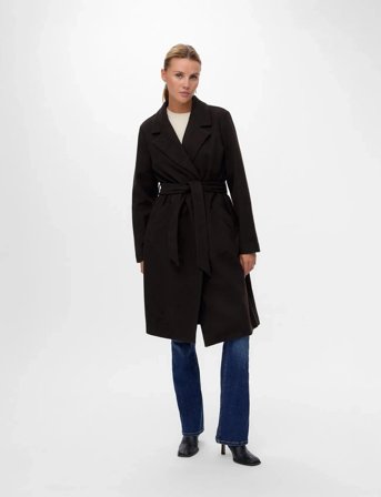 Vero Moda Vmfortuneaya Long Coat Ga Noos - Brown - L
