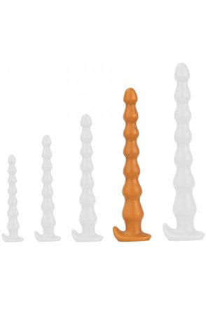 TheAssGasm Plug Long Chap Perlen 43 cm