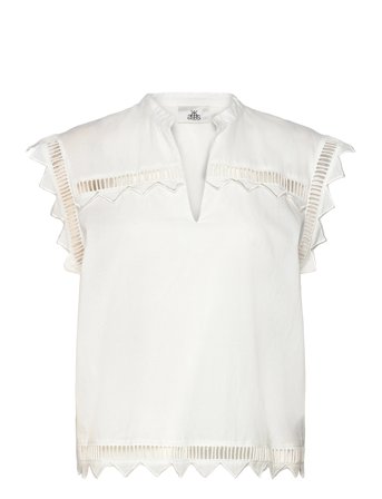 Karen By Simonsen Kbommi Shirt Top - White - 34