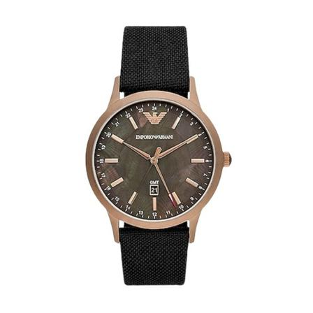 Emporio Armani - Klockor - Brun - Herr - Storlek: One Size, Herr, Storlek: ONE SIZE