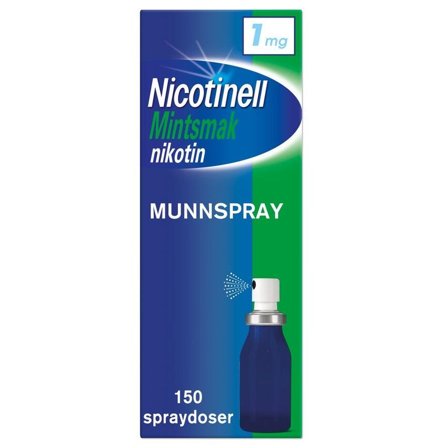 Nicotinell munnspray 1 mg/dose mint 150 doser