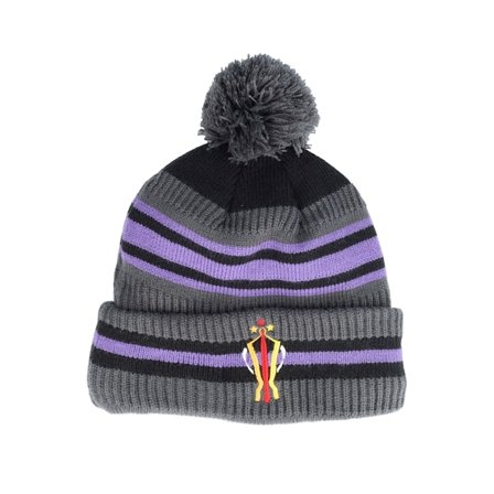 New Era - Grau pom Mütze - Rugby League Wc 2021 Stripe Bobble Beanie Grey Pom @ Hatstore