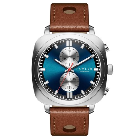 Callao | Hodinky v tvare vankúša v modrej farbe pre mužov - Náramkové hodinky