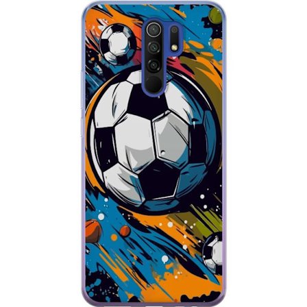 Mobilskal till Xiaomi Redmi 9 med Fotbollar