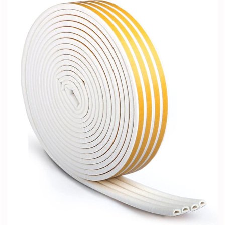 20m Tetningsbånd for Dører, Dørtetning Vindu Kollisjonssikkert Tetningsstrimler