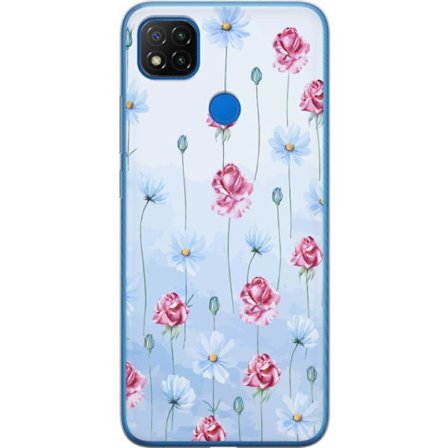 Yhteensopiva Puhelinkuori Xiaomi Redmi 9C Petal Reverie Sky Blue