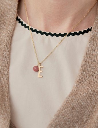 Design Letters Square Link Chain - Gold - ONE SIZE