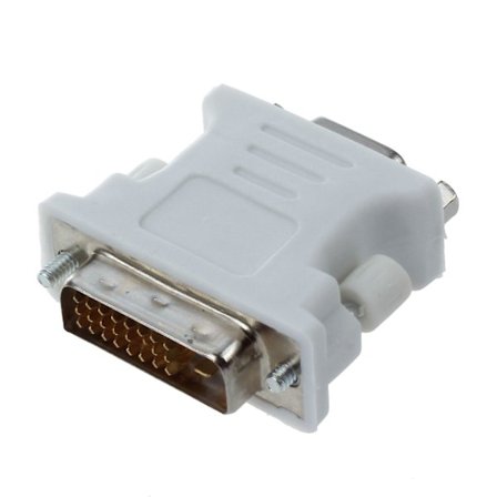 semoic DVI hannadapter (DVI - D 24 1) til hunn VGA (15-pin) [db] som vist