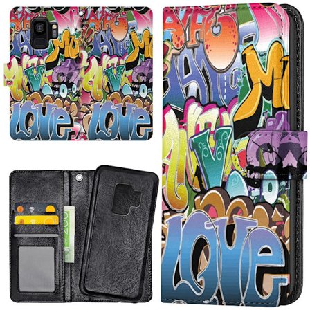 Huawei Honor 7 - Plånboksfodral/Skal Graffiti