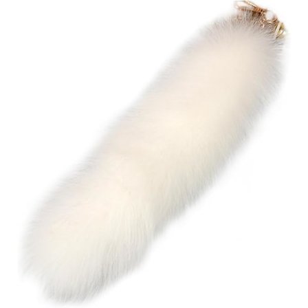 1 stk. Rævehalevedhæng, Plysset Hale Nøglering, Rævehale Nøglering, Taske Dekoration Vedhæng, Bilnøgle Vedhæng, Blød Plys Nøglering 30cm