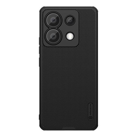 Nillkin Super Frosted Shield Pro Kotelo Xiaomi Redmi Note 13 Pro 4G / Poco X6 5G - musta - musta