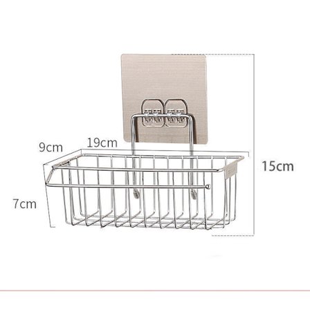 Sølv - Kjøkkenvask Dryppkurv Svampkurv Rustfritt Stål
