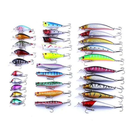 30 fiskesluk wobbler, Minnow mixed, Spinnare