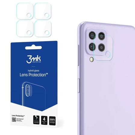 4-pack 3mk Flexibleglass Samsung Galaxy A22 4g Linsskydd Kamera Transparent