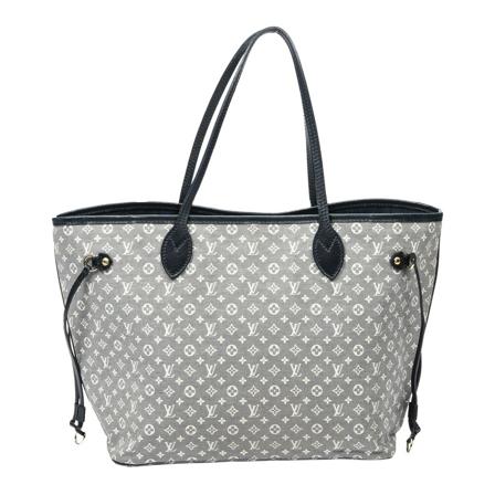 Louis Vuitton Vintage Neverfull MM grå, Dam Vintage Väskor, Dam, Storlek: ONE SIZE