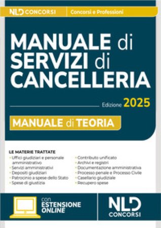 Manuale dei servizi di cancelleria 2025. Con espansione online