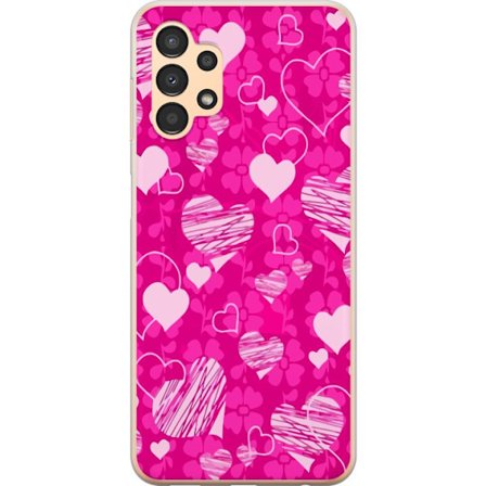 Kompatibelt Mobilskal till Samsung Samsung Galaxy A13 PopHjärtMönster