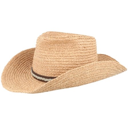 Jaxon & James - Beige western Hat - El Paso Straw Outback Straw Hat @ Hatstore