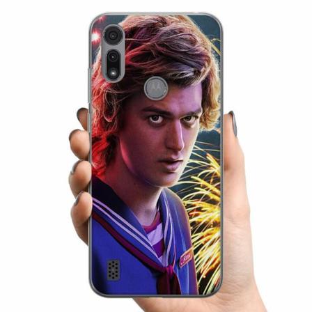 Motorola Moto E6i Tpu Mobilskal Stranger Things - Steve Harrin