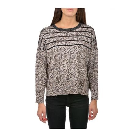 Liu Jo, LIU JO Knitwear Sweaters Spotted Grijs, Dames, Maat:M